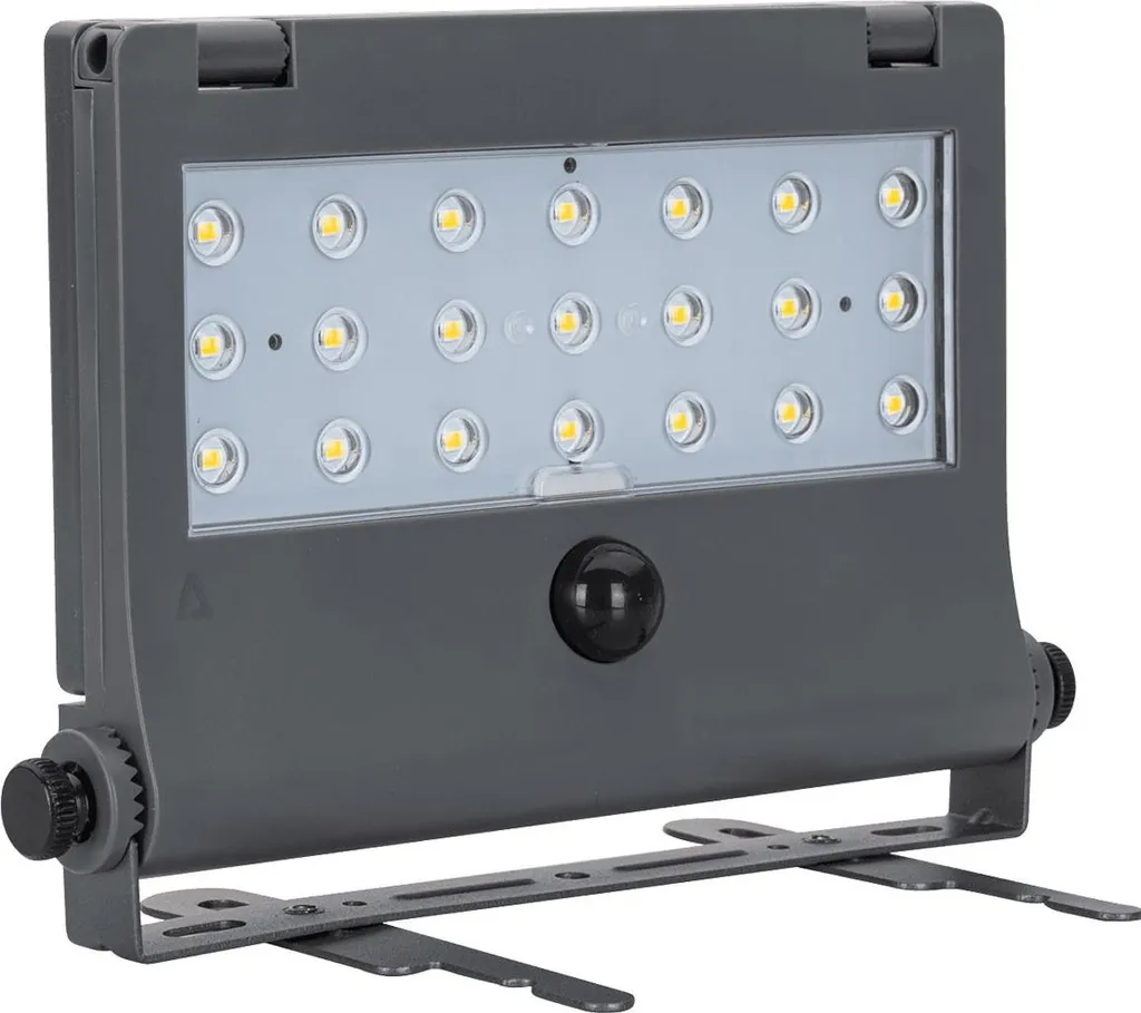 Lampe LED Solaire Extérieure 1000 Lumens ASLO pour Mur et Jardin 120°