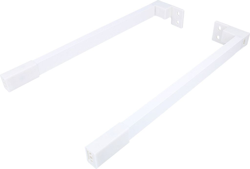 Weiß 300mm Schubladenreling Längsreling Set Schubladenerweiterung langlebig