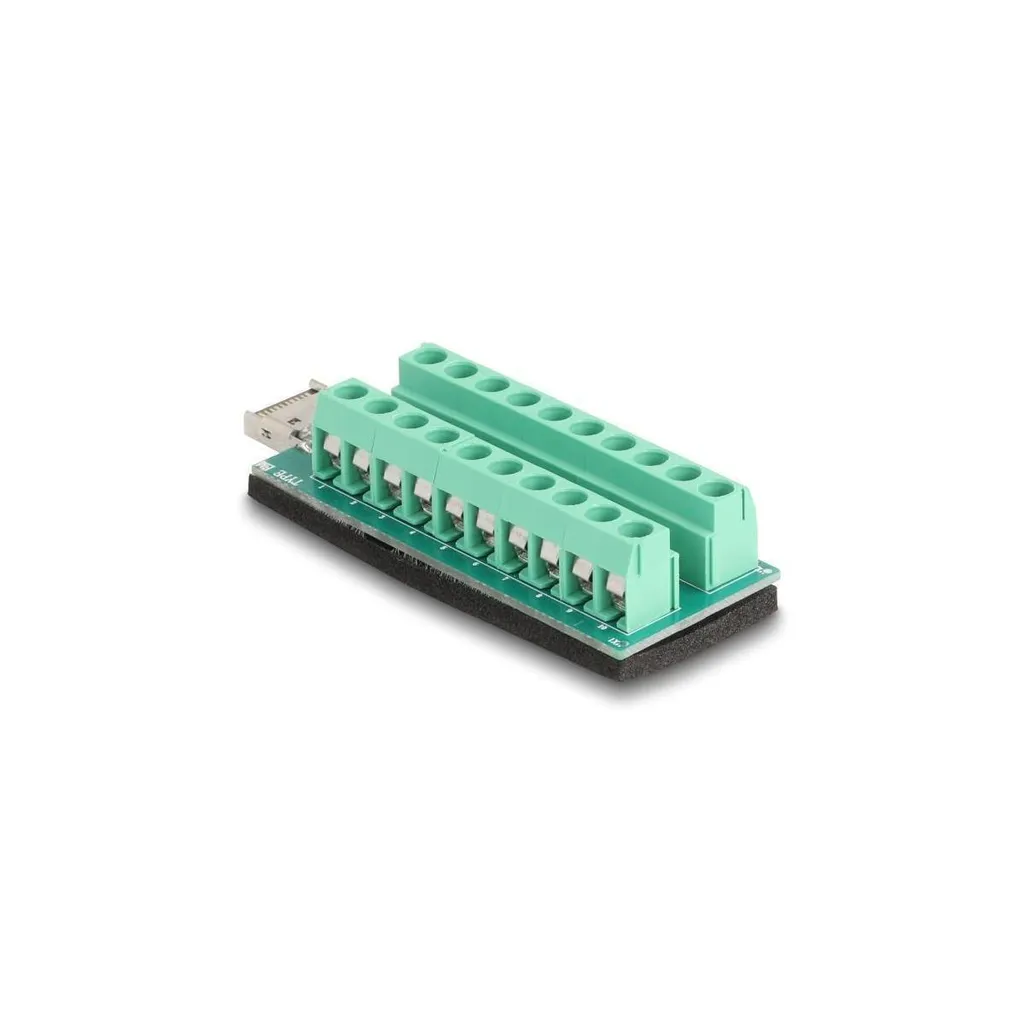 Convertisseur USB Type-E vers Bornier 20 Pin pour Câblage Industriel