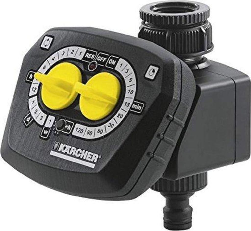 Automatischer Gartenzwerg mit Zeitmessfunktion - Automatisches Gießen bis 120 Minuten, Handlicher Wasserpumpen-Controller, Komplett mit Wasserhahn...