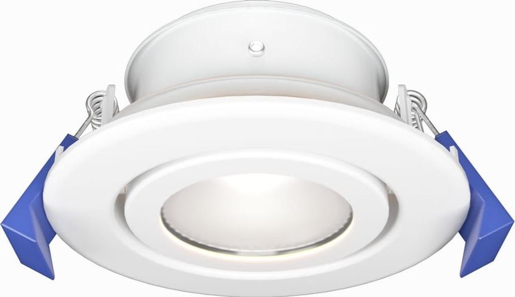 hoftronic LED Einbaustrahler Lima GU10 IP65 Rund Weiß Schwenkbar