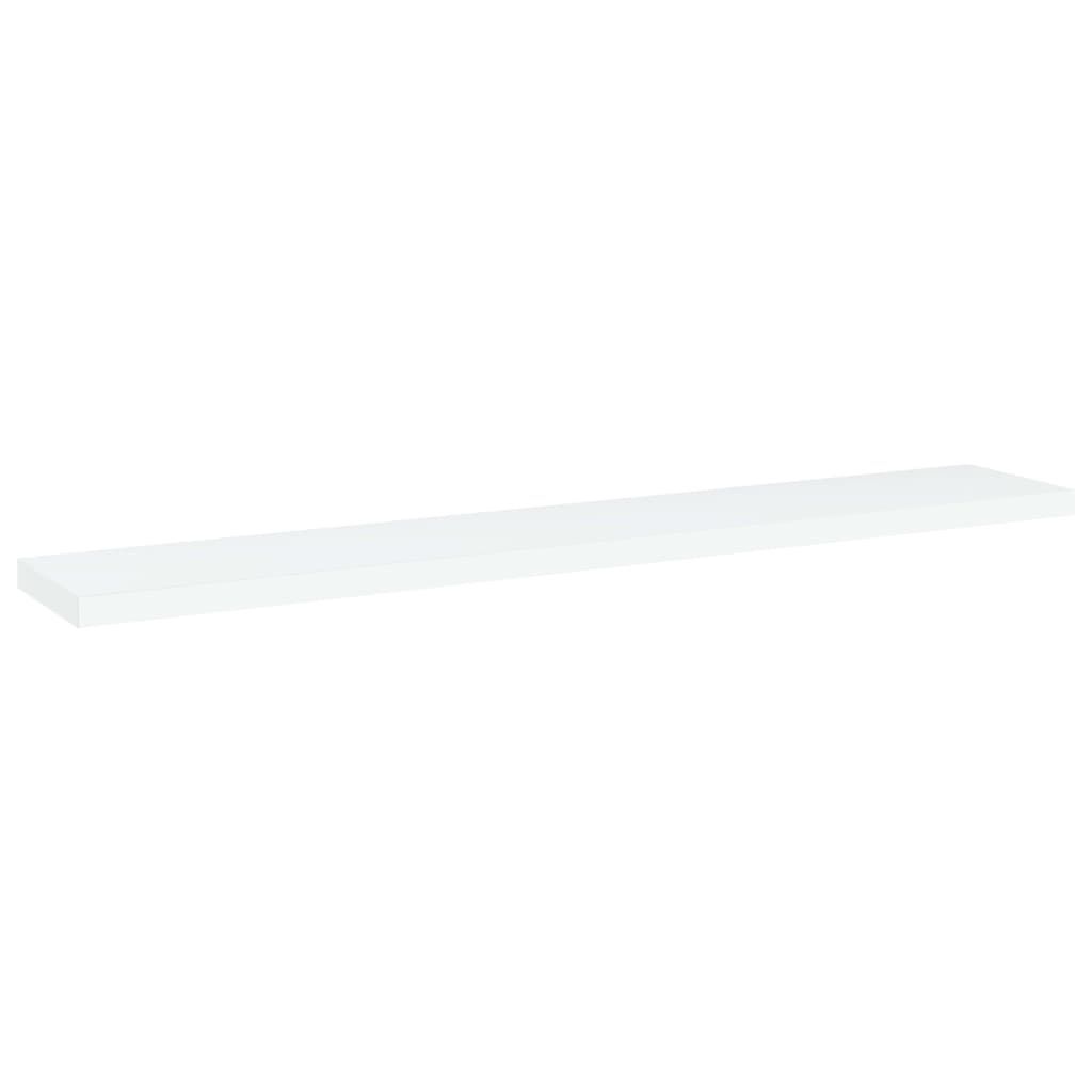 vidaXL Bücherregal-Bretter 4 Stk. Weiß 60x10x1,5 cm Holzwerkstoff