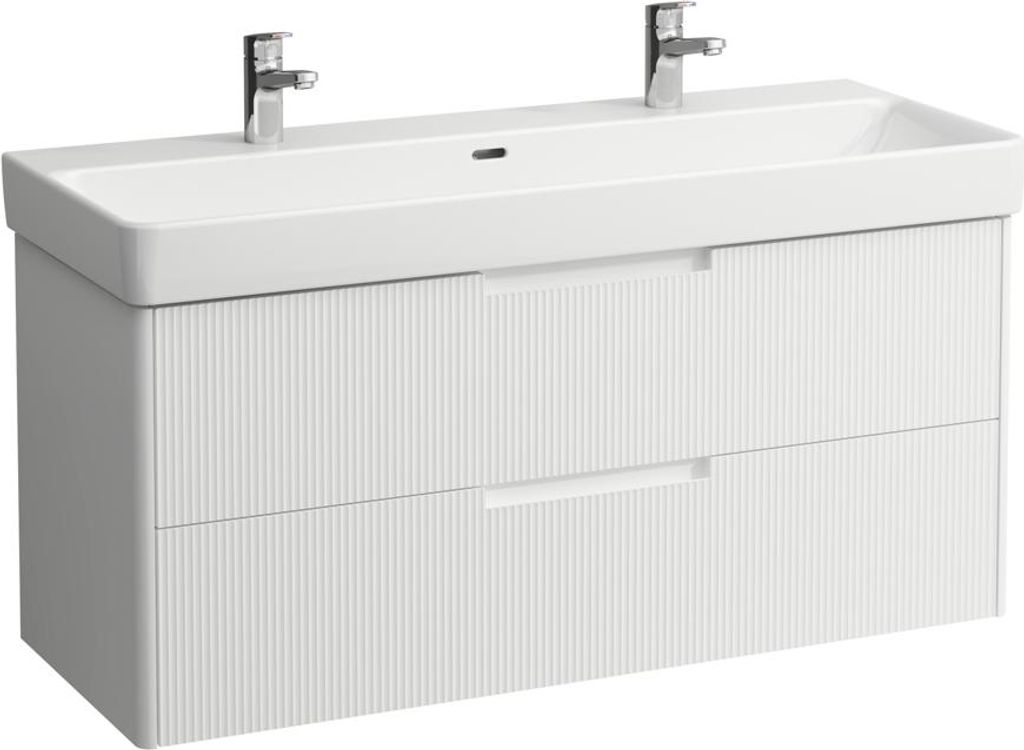 LAUFEN Juna Waschtischunterbau, 2 Schubladen, inklusive Ordnungssystem, zu H814965, 1168x446x515mm, H4115421099991