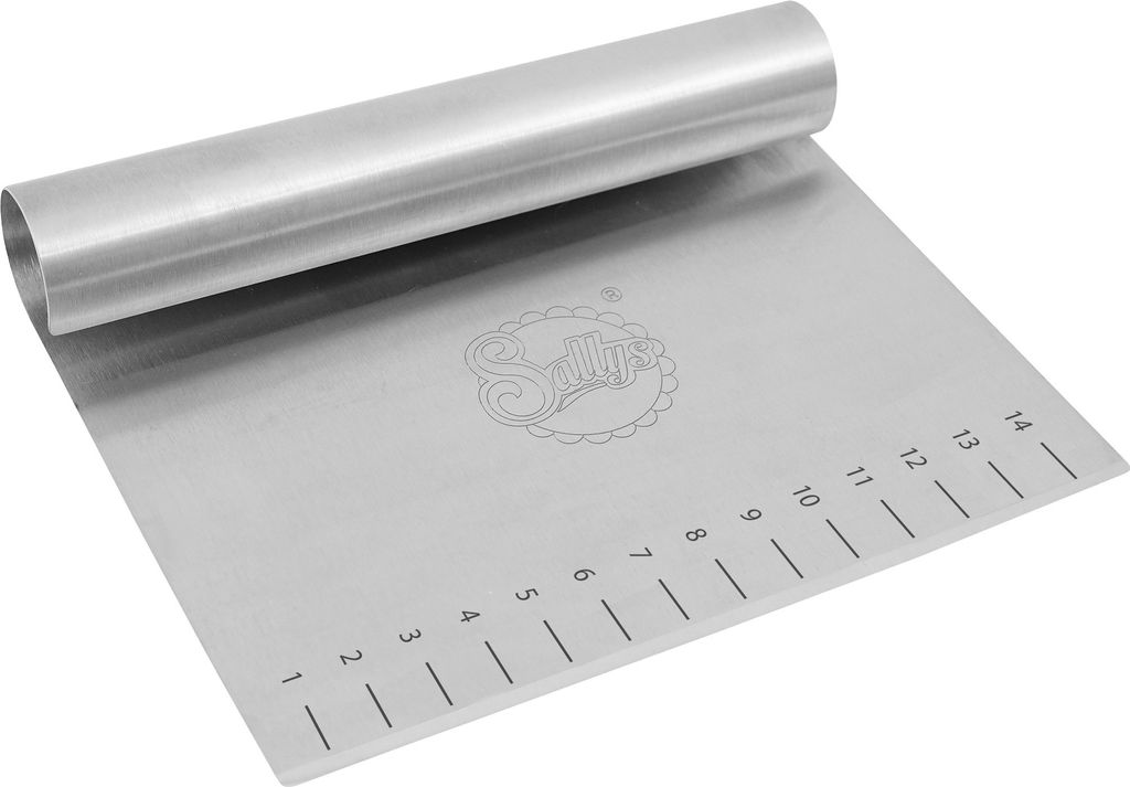 Sallys Edelstahl Teigkarte - klein