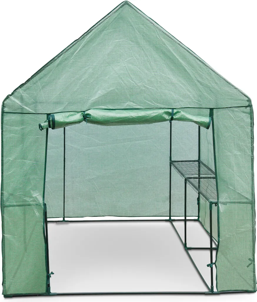 Grande Maison de jardin PM-1162 design feuilles 210x179x250 cm robuste