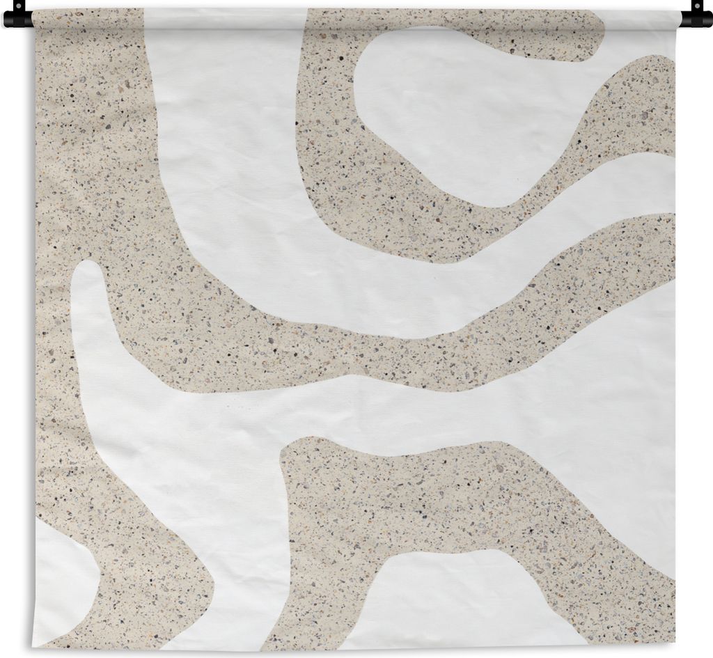 MuchoWow Wandteppich Wandbehang Abstrakt - Glitzer - Design 120x120 cm Tapisserie Dekoration Wandtuch - Modern - Baumwollgewebe