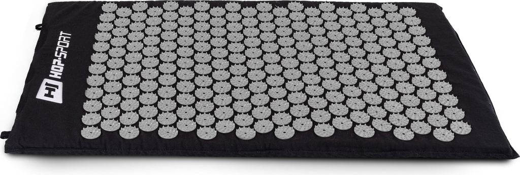 Hop-Sport Akupressurmatte HS-C072AM Nagelmatte zur wohltuenden Entspannung bei Schmerzen, Abmessungen 70 x 41x 2,5 cm - Grau
