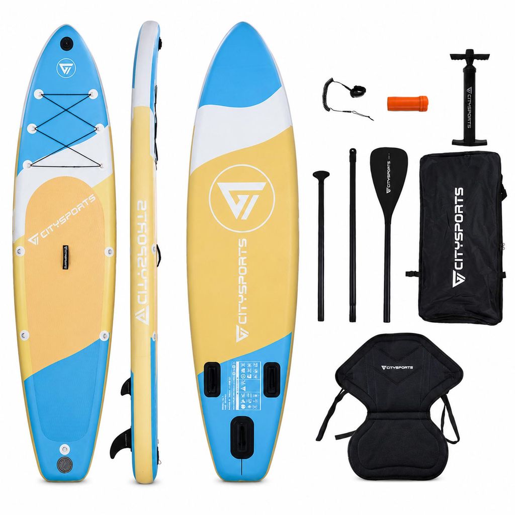 Stand Up Paddle Set 320x80x15 cm Belastbar bis 160kg Produktbild 