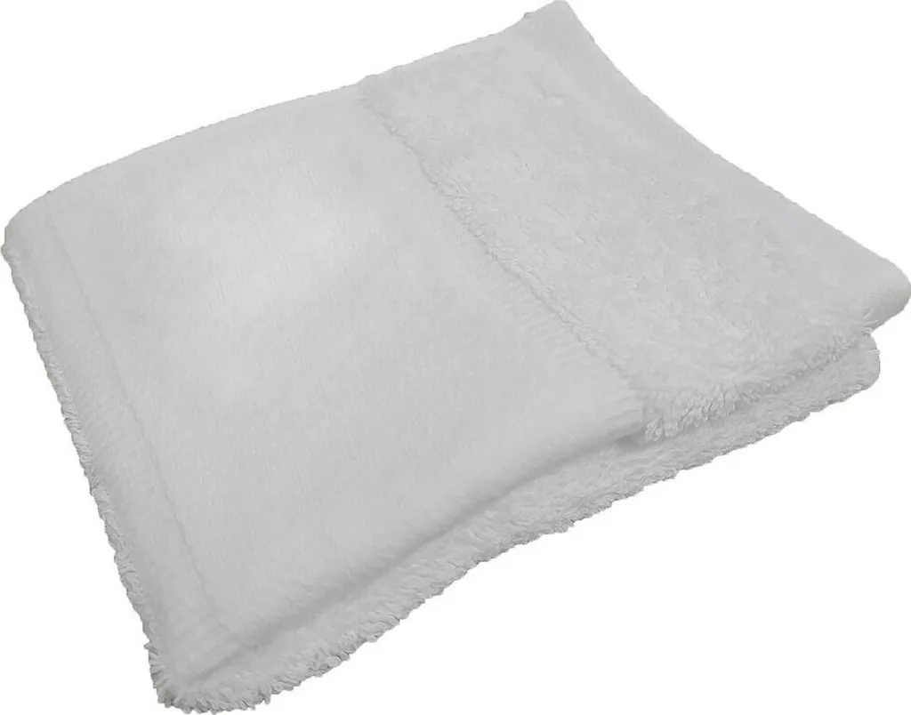 Asciugamano Viso Bianco Towel City RW9695 - Cotone 100% 550g/m2