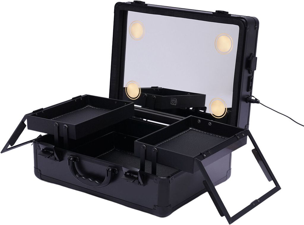 Kosmetický kufřík Make-up Case Black Kadeřnický kufřík Obrázek produktu 5