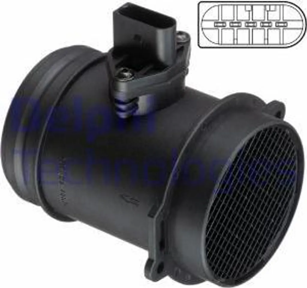 Débitmètre de masse d'air Audi A8 A6 Delphi AF10560-12B1 pour Entretien