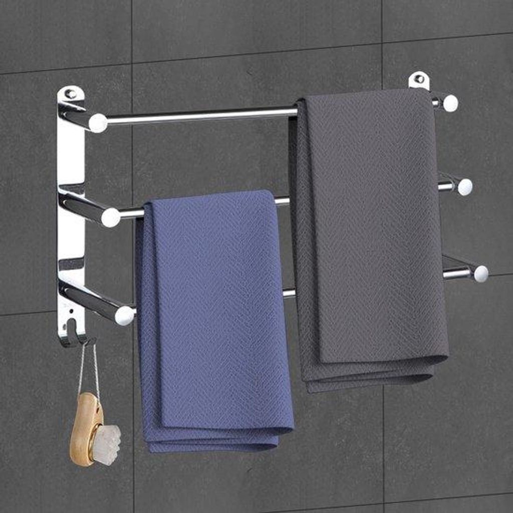 Unyqoos Edelstahl-Ausziehhandtuchhalter für Badezimmer und Küche