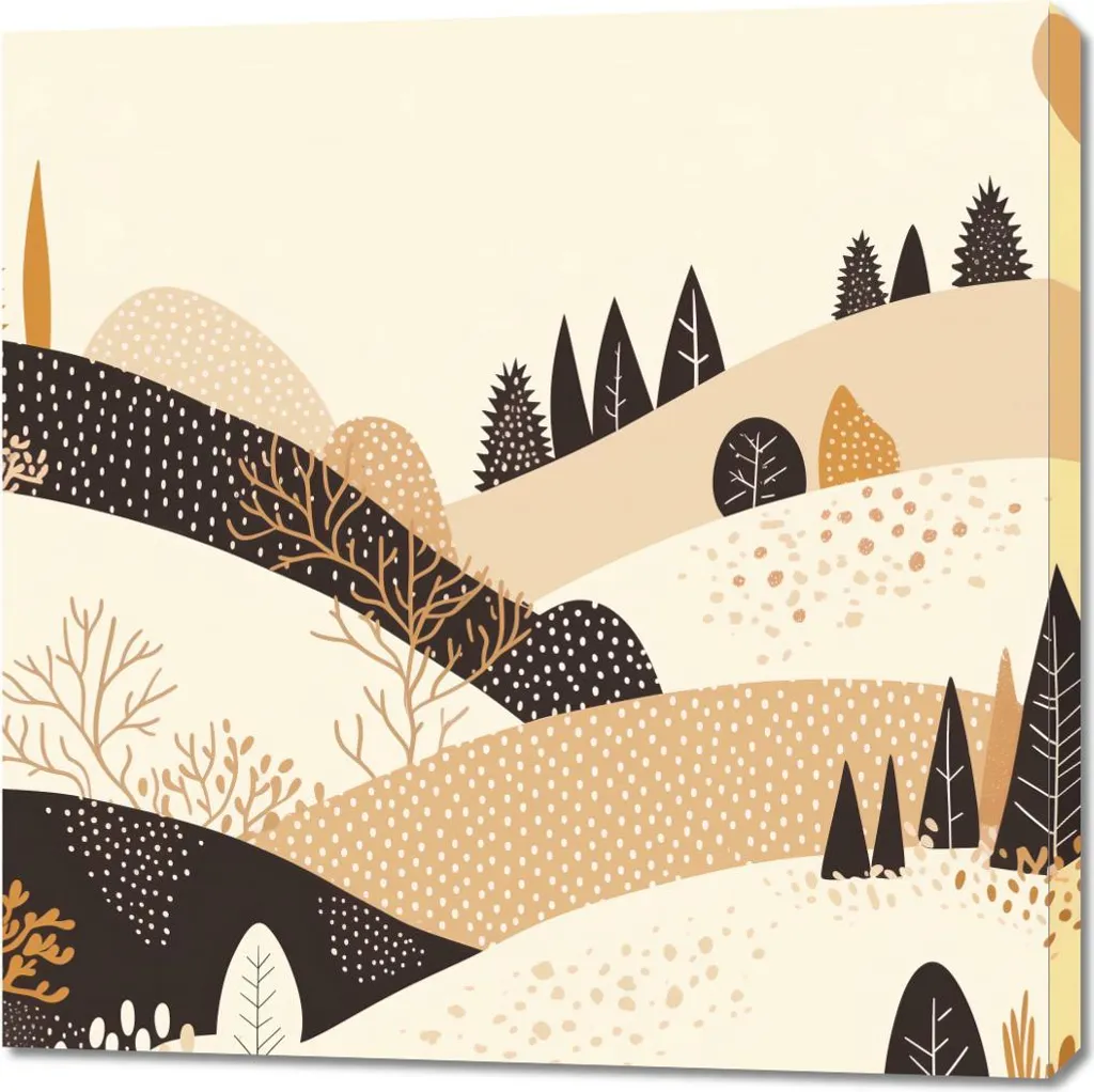 Quadro 90x90 Autunno sulle Colline - Offerta Esclusiva Negozio