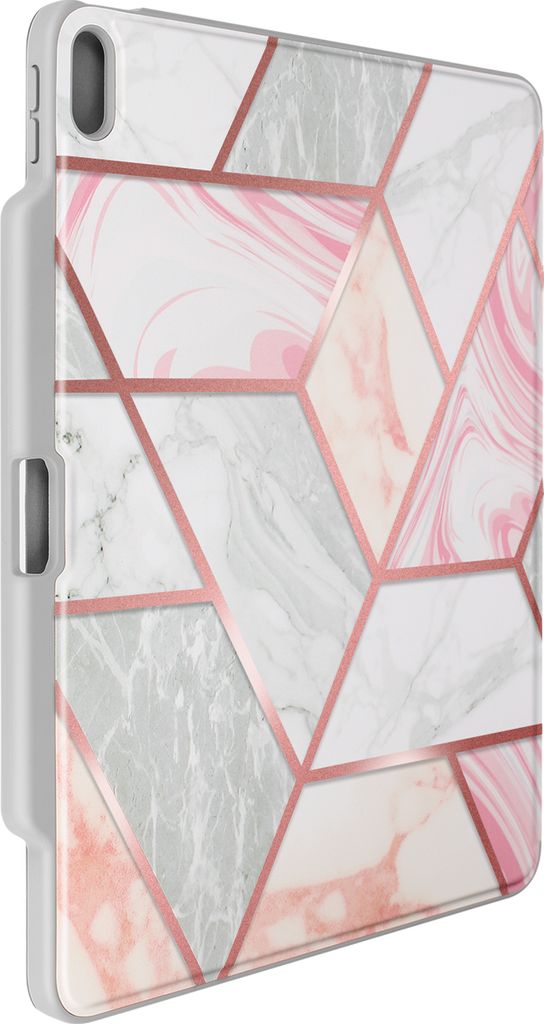 Supcase, Hülle für iPad Air 13 2024 / 2025 / 2026 Rundumschutz mit Standfunktion, Weiß / Rosa