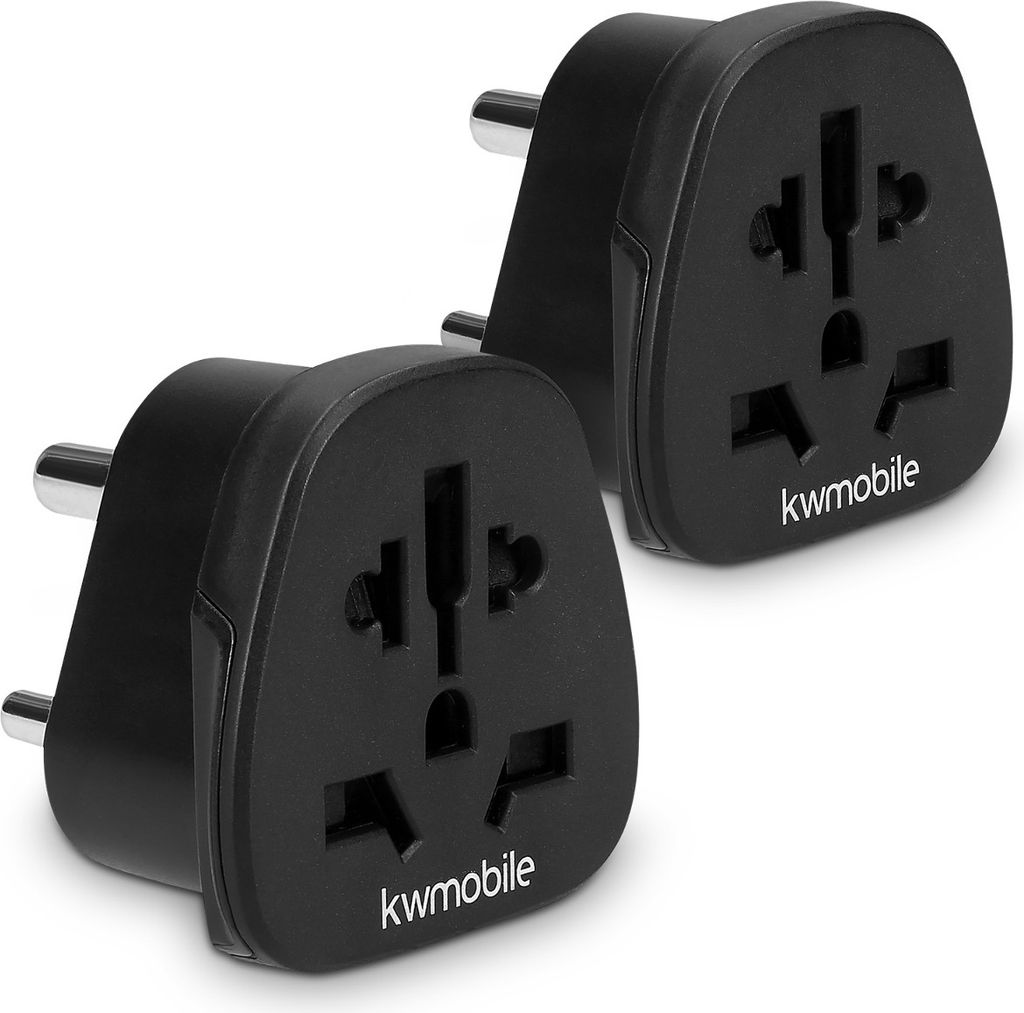 2x Reiseadapter Typ-D - Reise Adapter zu Typ D Steckdose in Produktbild 4