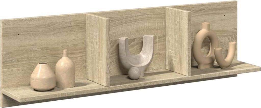 "im Angebot" Wandschrank 100x16,5x30 cm Sonoma Eiche Holzwerkstoff - Wandregale CC24068