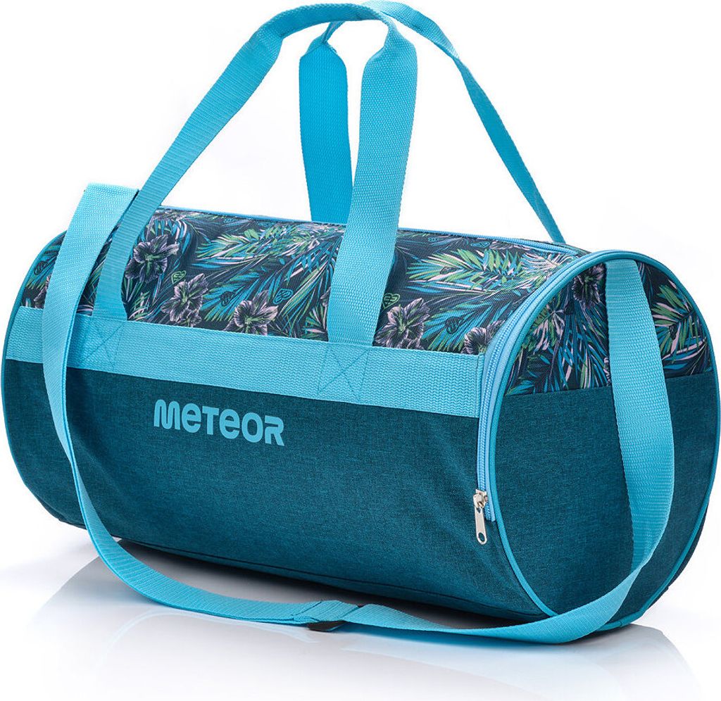 A studio shot of a duffel bag.