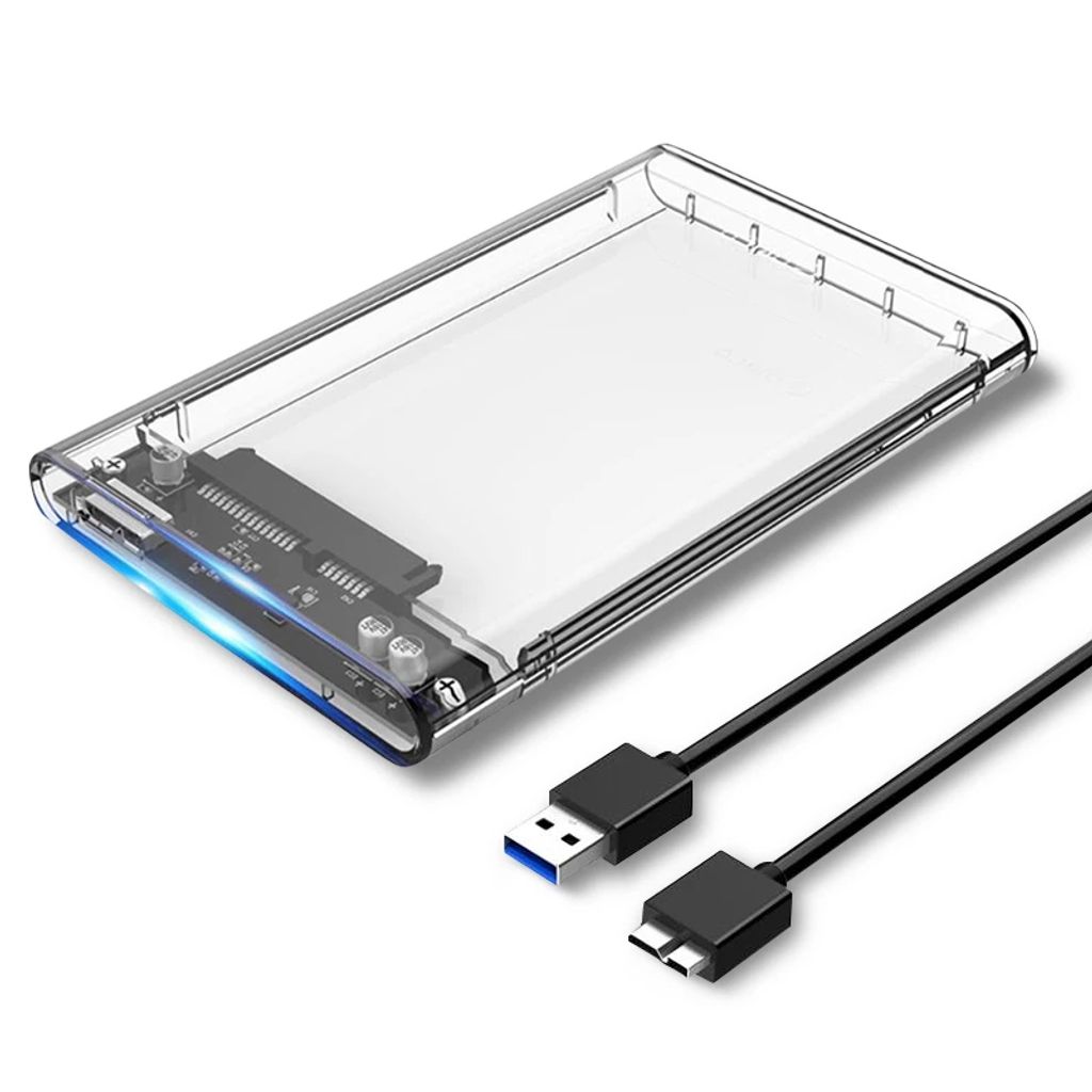 USB 3.0 Externes Festplattengehäuse 2.5 Zoll SATA SSD HDD Case Adapter mit Kabel