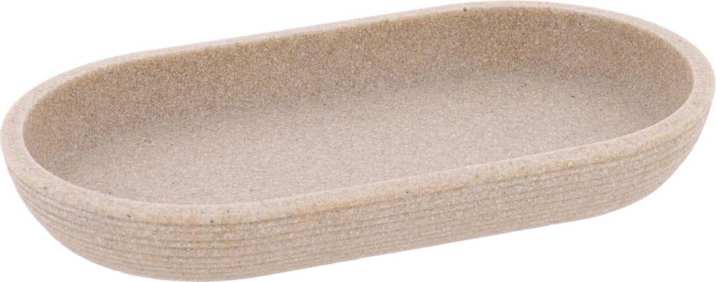 TENDANCE | Badezimmeruntersetzer - Oval - Beige - Stilvoll - Wassertropfenbeständig - Modernes Design - Kosmetikschale