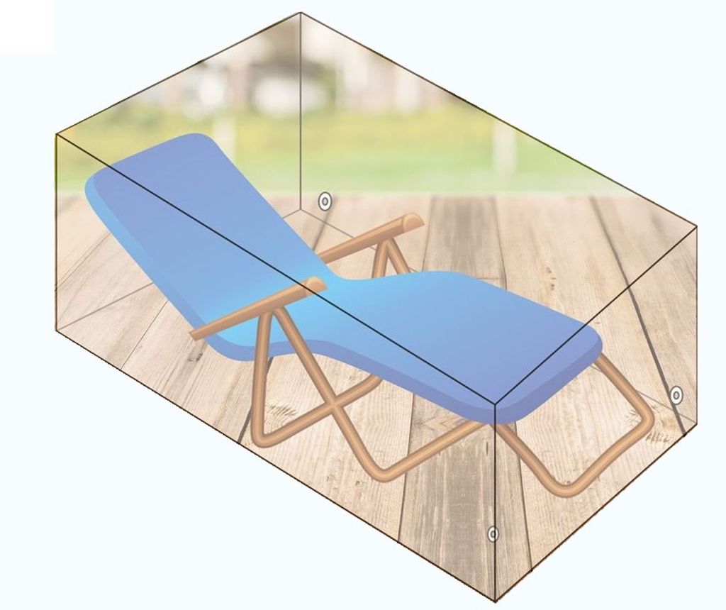 Housse de protection anthracite pour chaise longue de Image du produit 