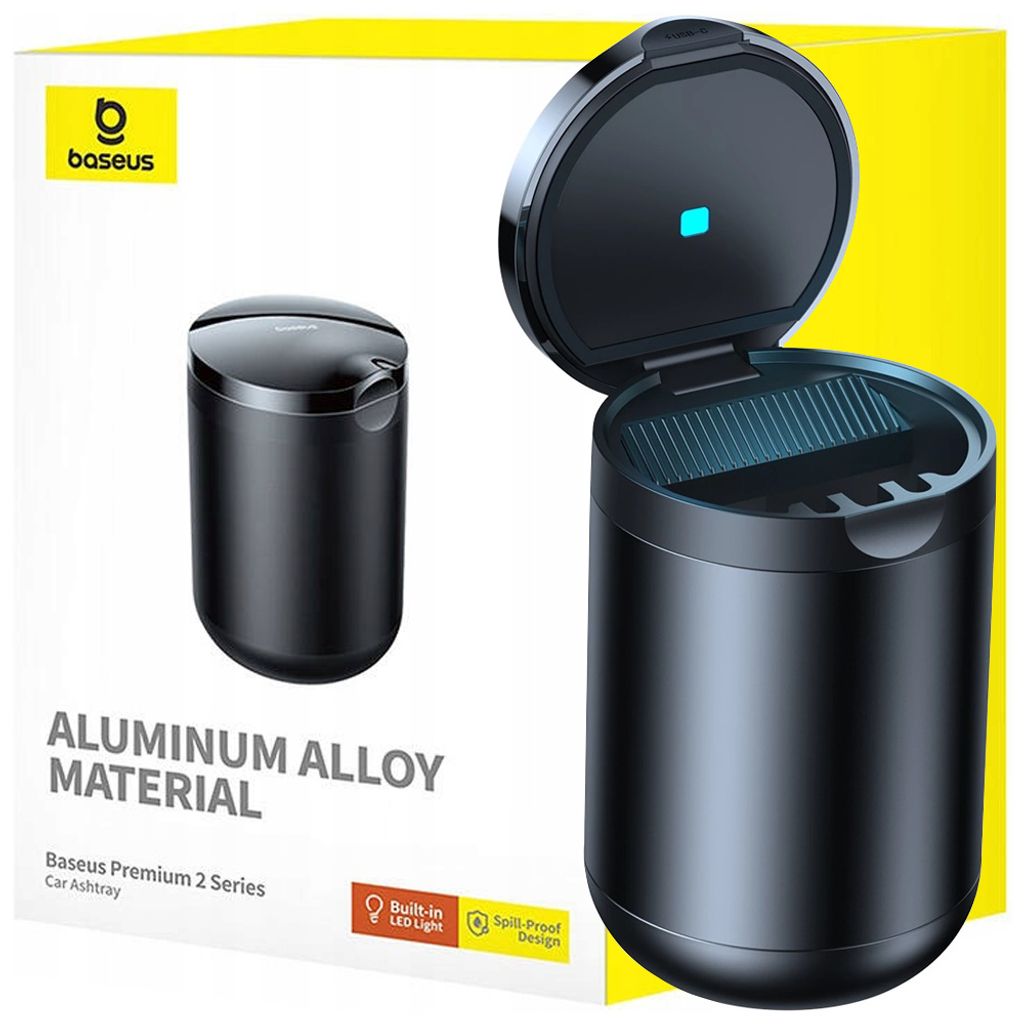 Autoaschenbecher Baseus Premium 2 (schwarz) Produktbild 
