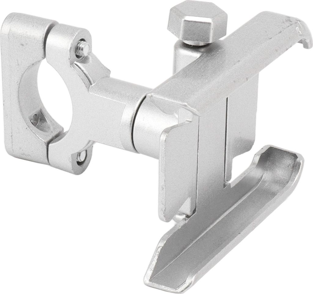 Fahrrad-Telefonhalterung, Aluminiumlegierung, Silikon-Pad, drehbar, schlagfest, Fahrrad-Handyhalterung für 4 bis 7 Zoll große Geräte