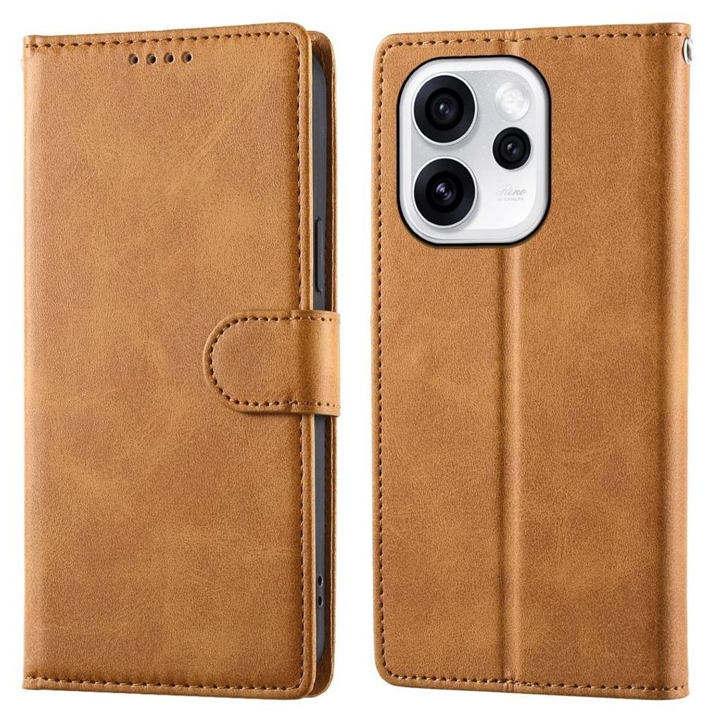 OPPO Reno15 Pro Hülle - Coverup Klapphülle - Braun