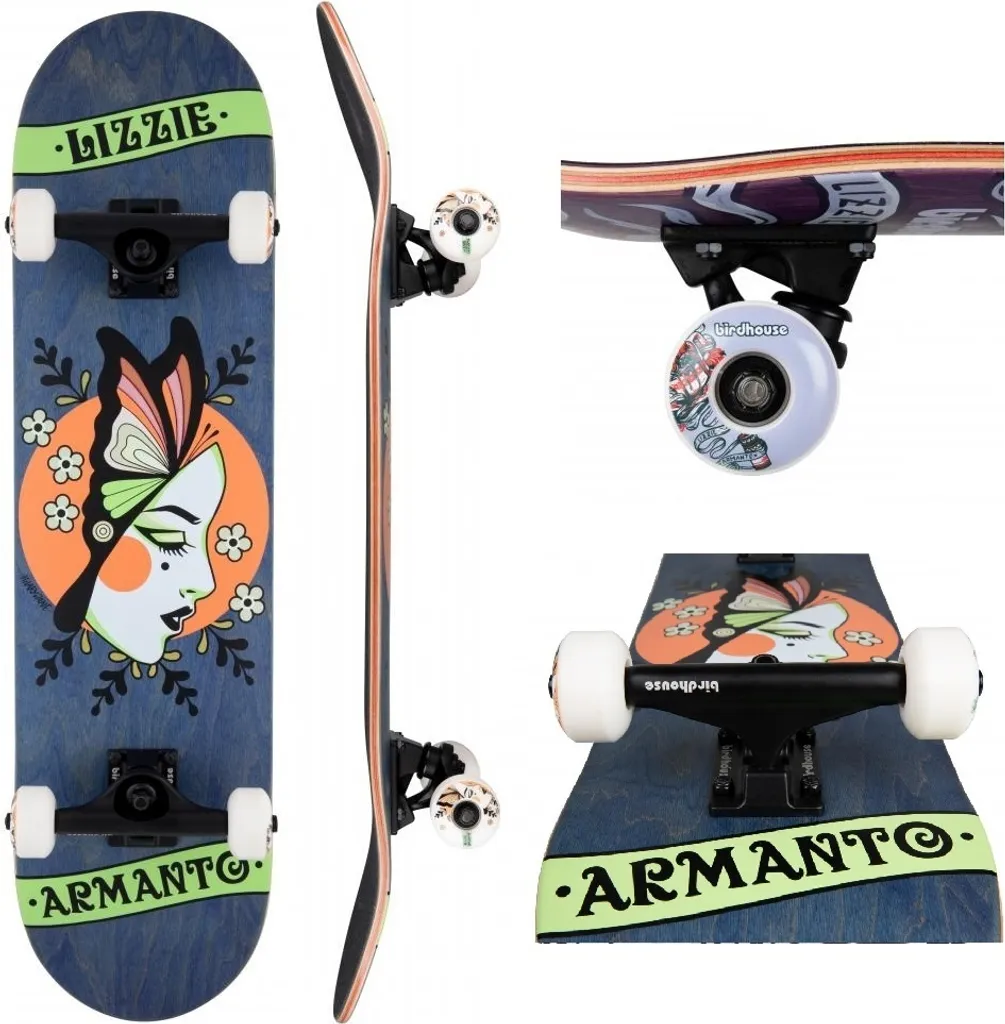 Skateboard Birdhouse Armanto Butterfly 8.0 - Robuste et Prêt à Rouler