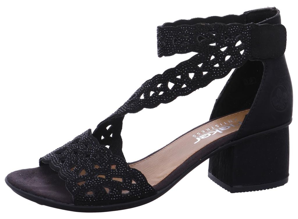 Rieker Damen Sandale mit Fesselriemen Cut-Outs und Produktbild 