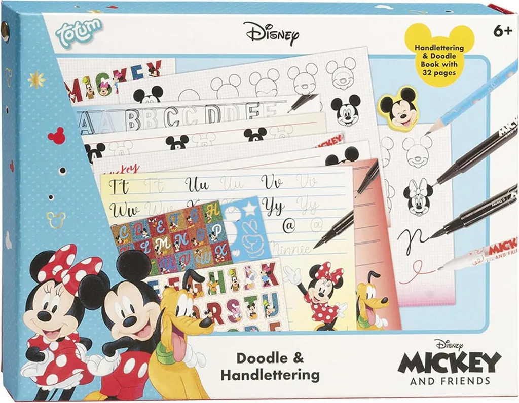 Totum Topolino - Scarabocchio -Lettera a mano -Set