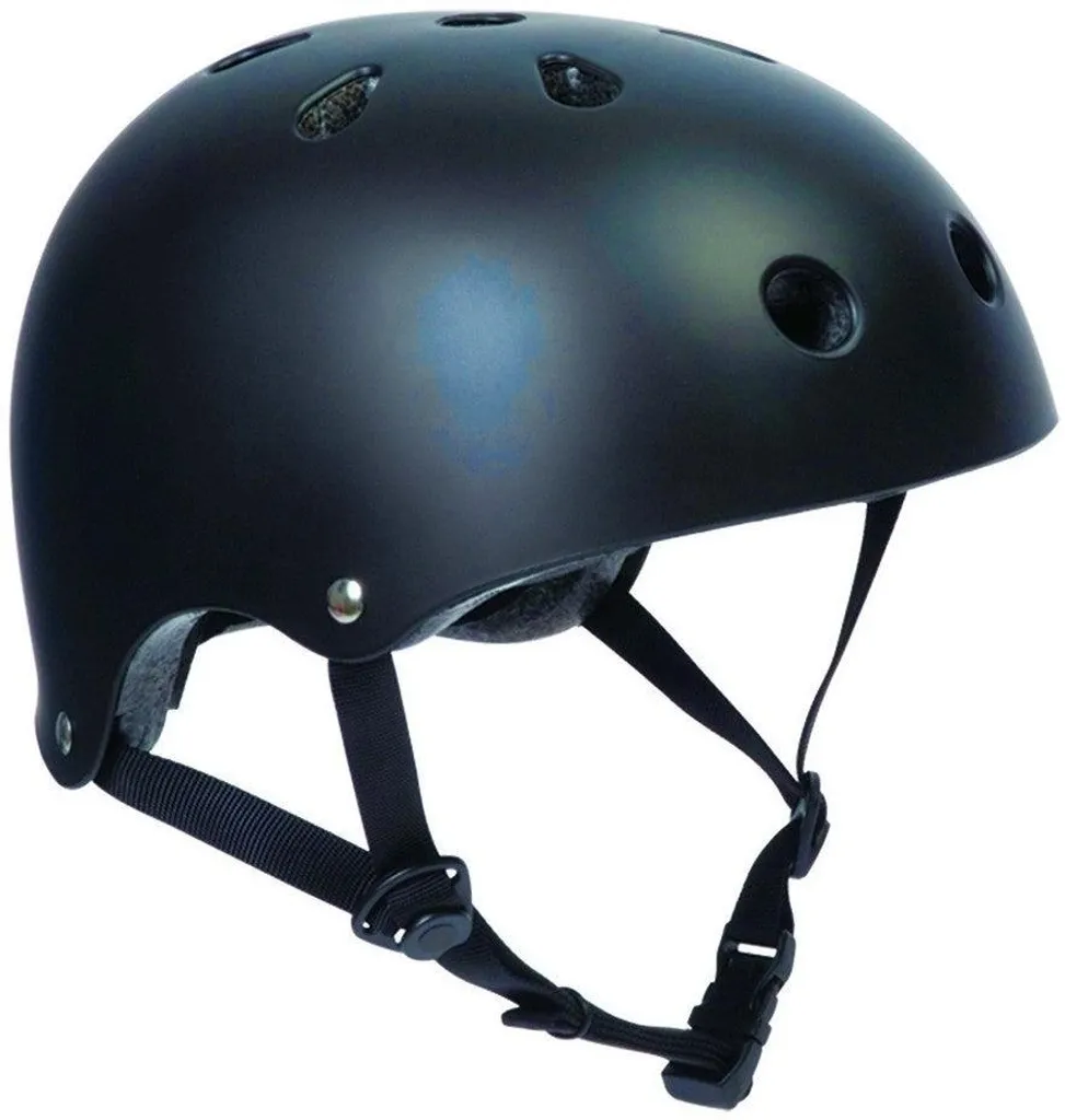 SFR Casque Noir Mat : Protection Optimale pour Trottinette et Skateboard