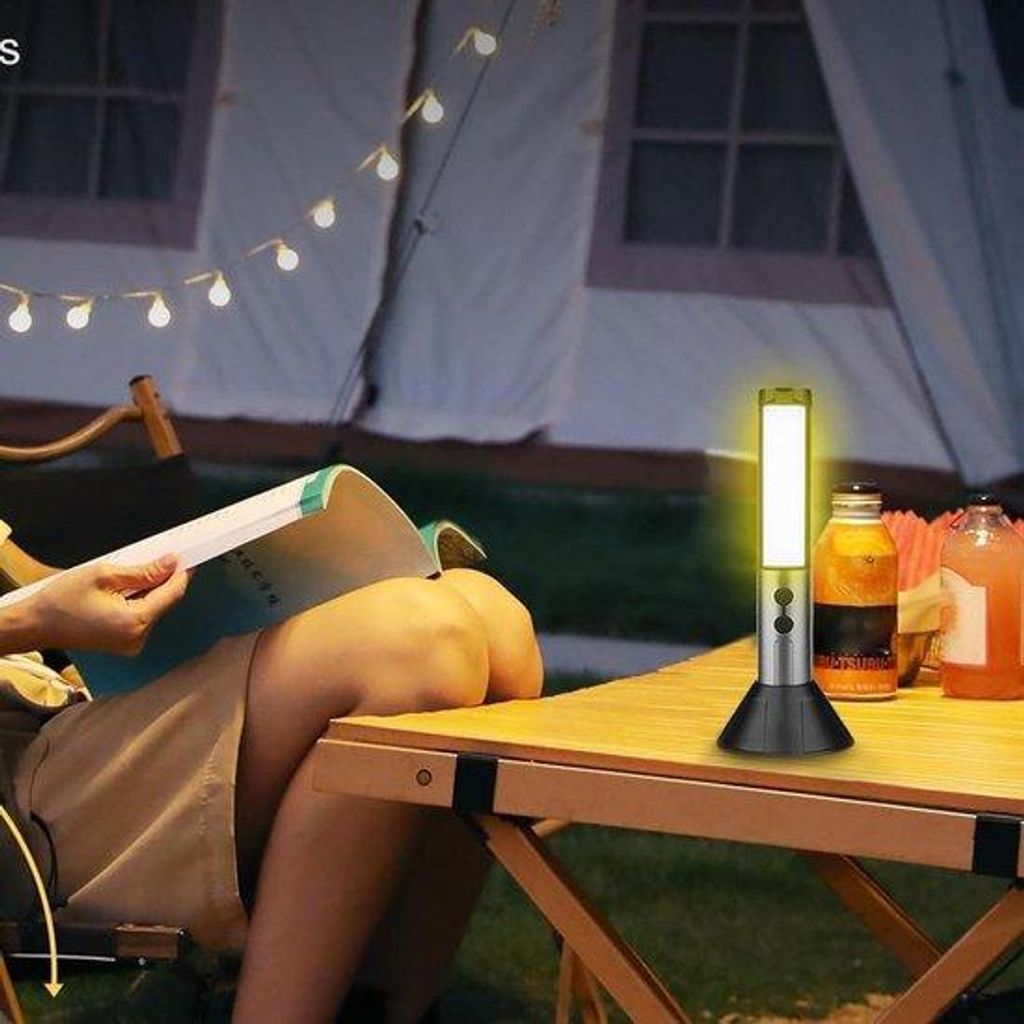Portable Camping-Lampe - Reißbare Campingbeleuchtung - Zeltbeleuchtung mit 3000mAh Akku.