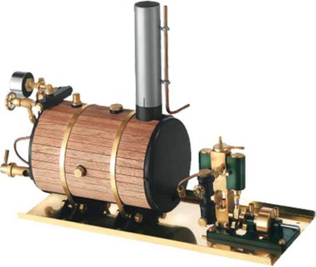 Krick Victor Dampfmaschine liegender Kessel kpl.