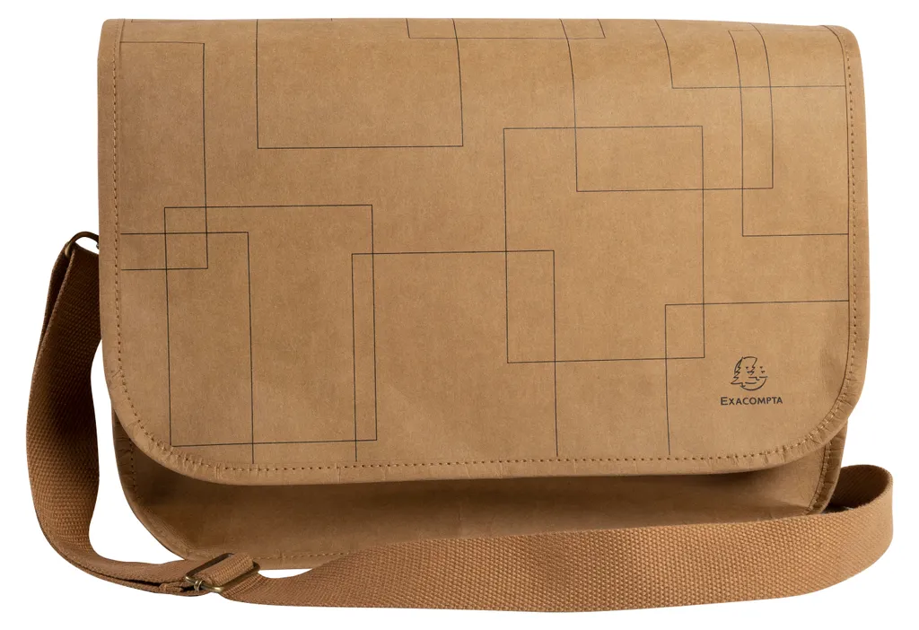 Sac Eterneco Exacompta 39x27 cm papier aspect cuir motifs géométriques