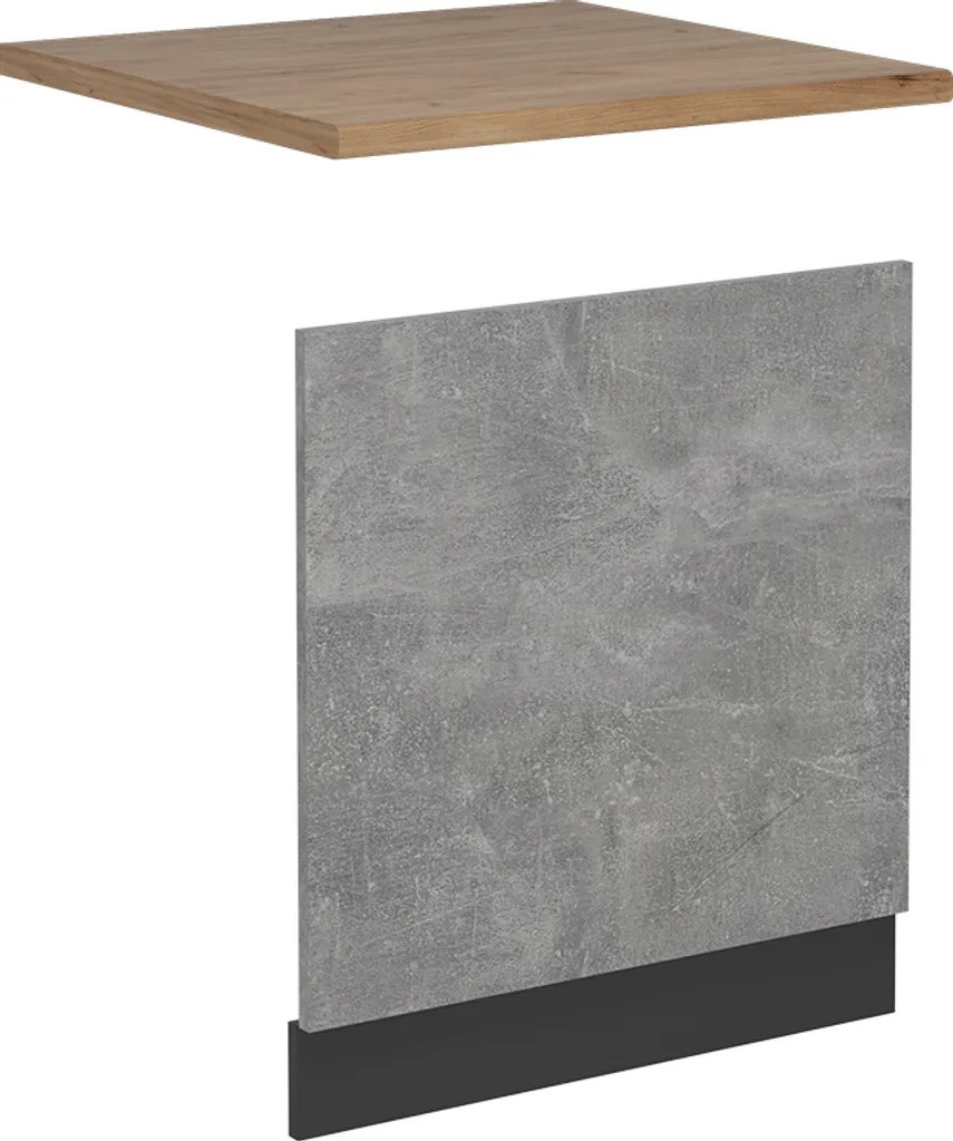Pannello Lavastoviglie Vicco R-Line 60cm Rovere e Antracite - Design Cucina