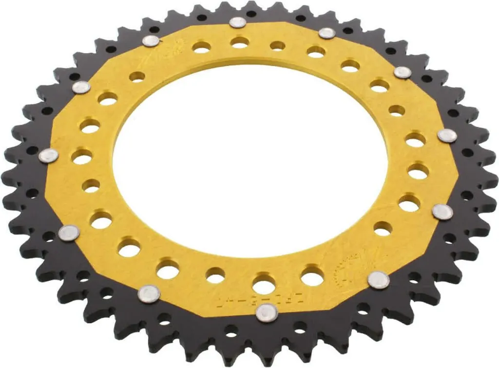 Couronne ZF 47 Dents Pas 520 Noir Or : Fini l'Usure de Transmission