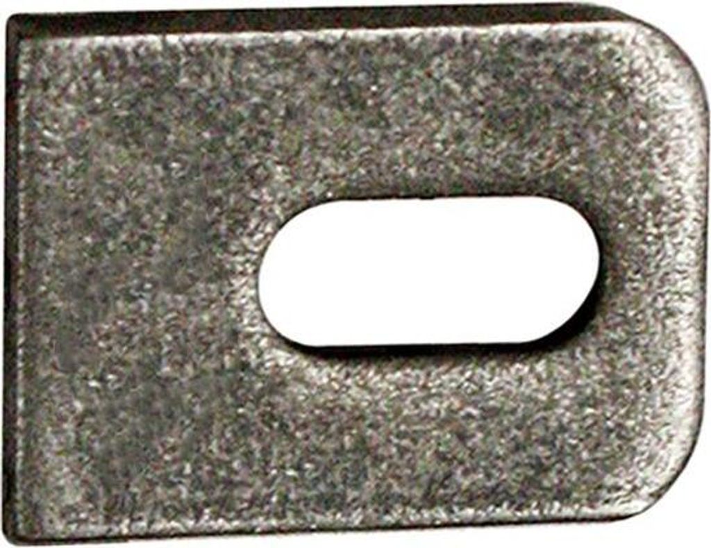 Anschweißlaschen Anschweißplatte Ankerplatte für Zaunpfosten - Größe: 40x30 - Menge: 10