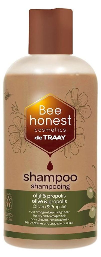 SHAMPOO FÜR TROCKENES UND STRAPAZIERTES HAAR MIT OLIVENÖL UND PROPOLIS ECO 250 ml – BEE HONEST