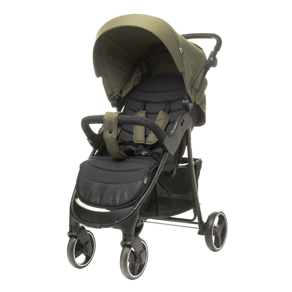 4Baby | Wózek spacerowy - Khaki - Kompaktowy - Pozycja Zdjęcie produktu 