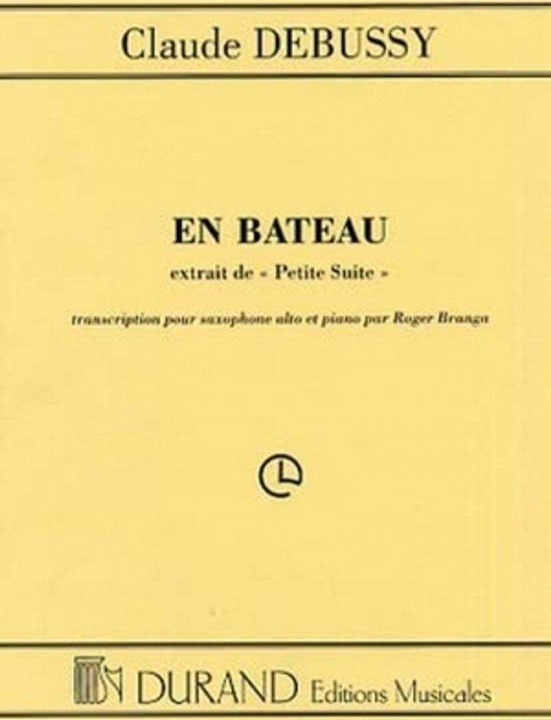Debussy En Bateau Saxo Eb-Piano (Roger Branga Saxofono E Pianoforte E/O Altri Stru