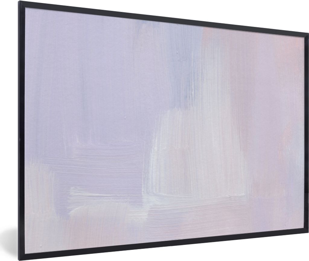MuchoWow Gerahmtes Poster Pastell - Farbe - Gestaltung 90x60 cm - Poster mit Schwarzem Bilderrahmen Wandposter Rahmen Foto Bilder - Fotorahmen - ...