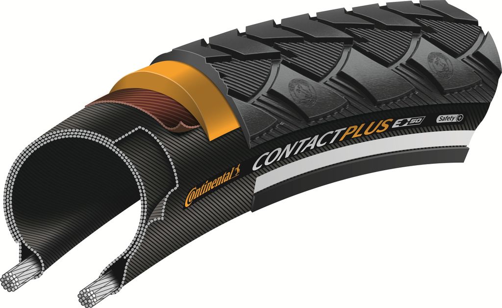 Continental Contact Plus, 28", Miasto/Trekking, Opona Zdjęcie produktu 