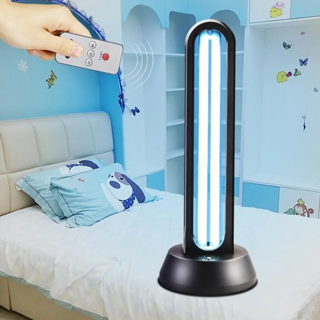 Lampe de stérilisation UV portable 38W ozone avec socle et commande - 5