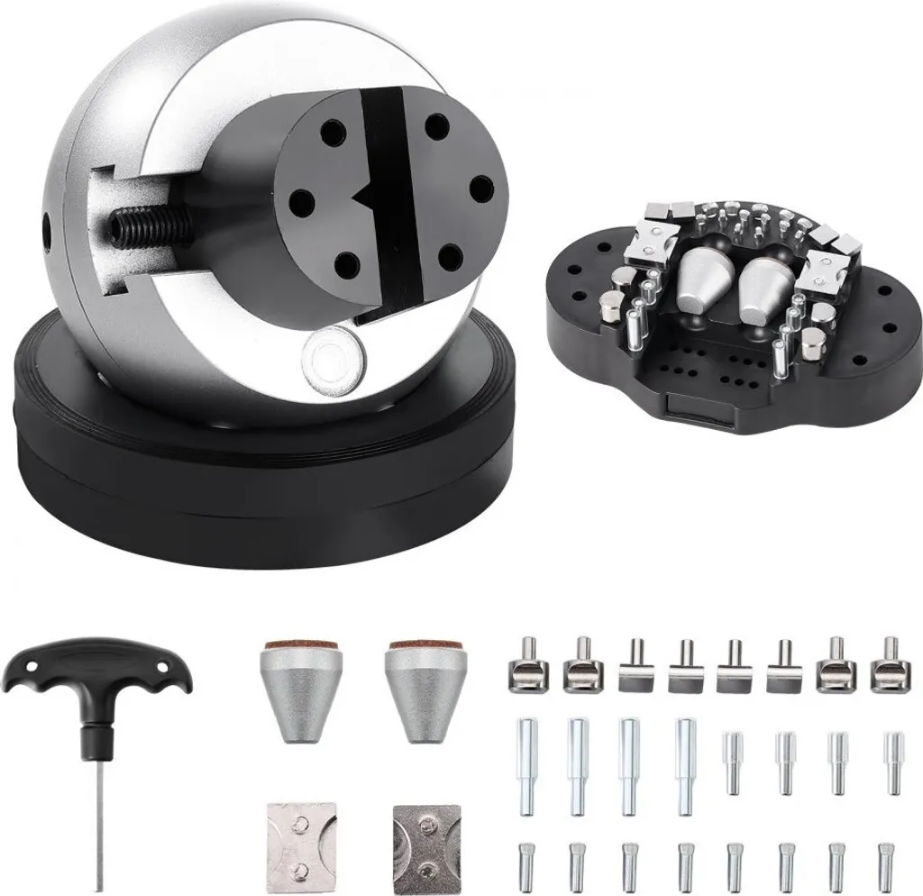 Étau à bille pour bijoutier avec kit complet de 34 outils de serrage pro
