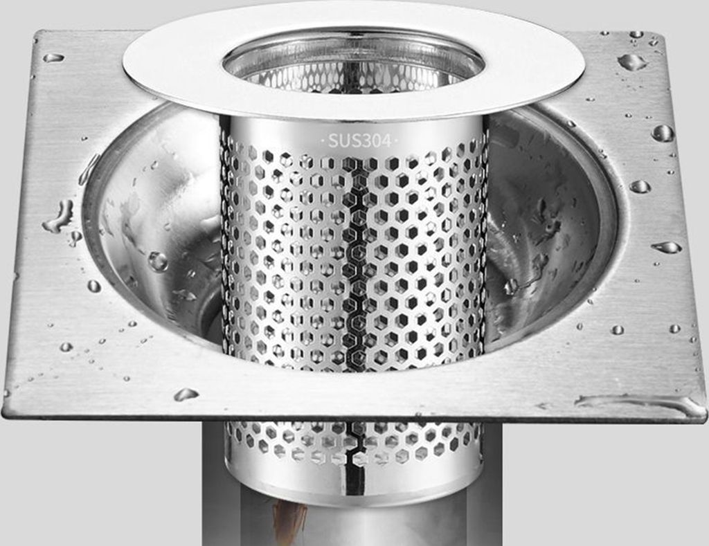 3-in-1 Abflusssieb Für Küchenspüle 8,9 Cm – Edelstahl Pop-Up Sieb Mit Messingkern | Anti-Verstopfung