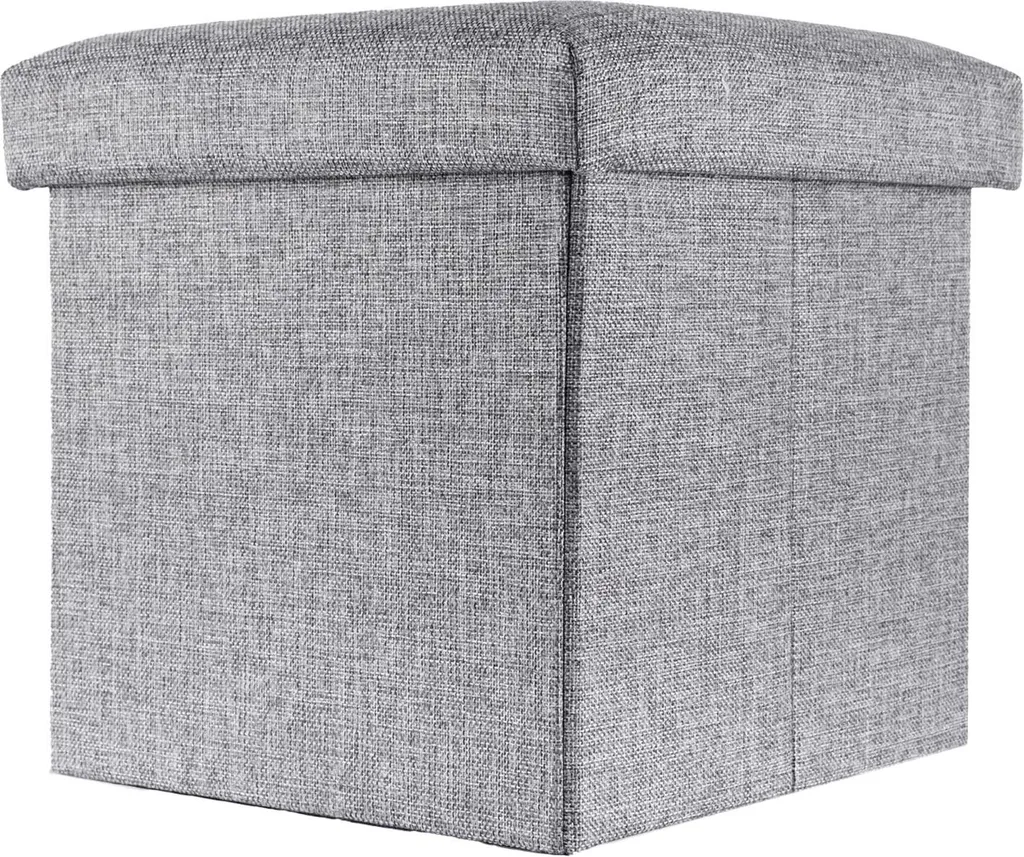 Cubo Seduta Intirilife 38x38x38 Fels Grey: Ordine e Design Soft