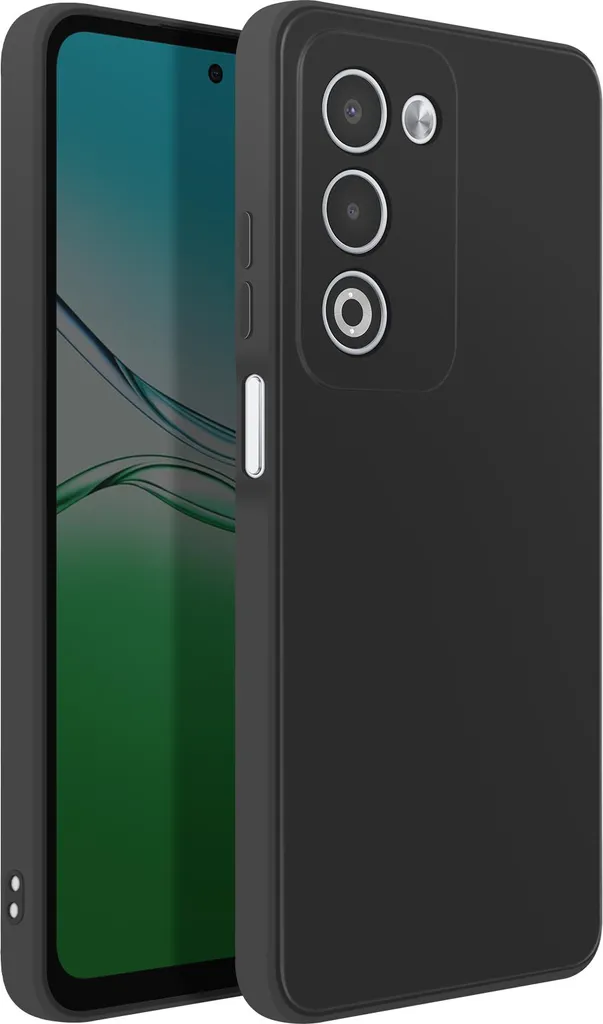 Custodia Oppo A5 Avizar Silicone Anti-Urti e Anti-Macchia Nero