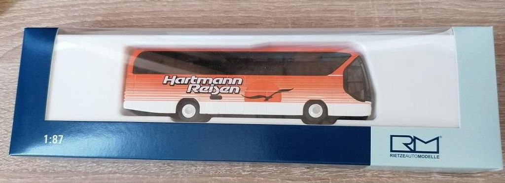 Rietze 63914 - 1/87 Neoplan Tourliner Hartmann - Reisen, Rottenburg - Neu