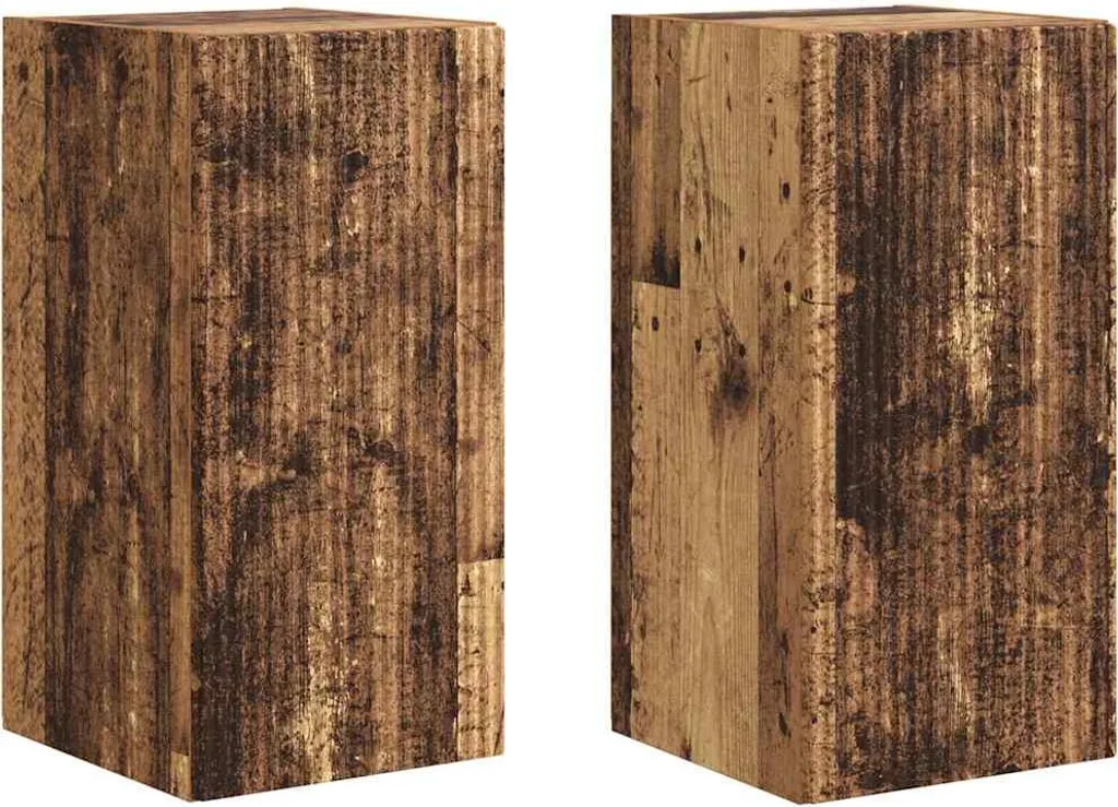 SYFAX™ Mobile TV da parete 2 pcs Legno vecchio 30 x 31 x 60 cm
