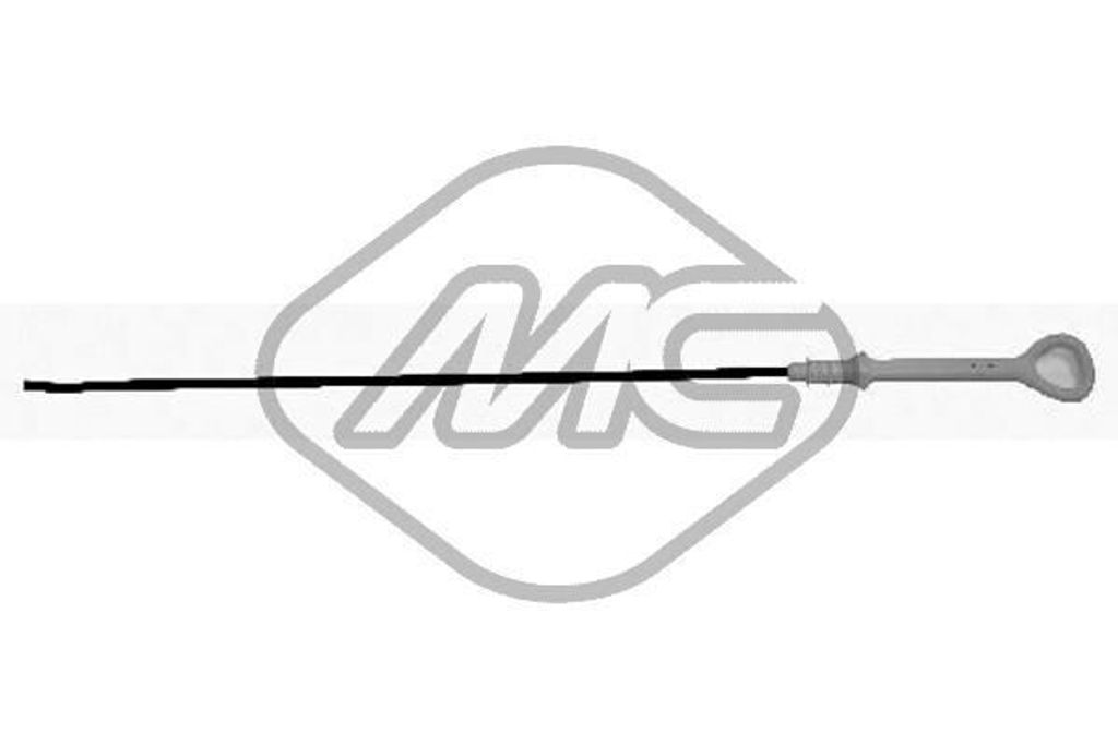 Metalcaucho 04760 Ölmessstab Ölpeilstab Ölstab für VW GOLF III (1H1) GOLF II (19E, 1G1) SHARAN (7M8, 7M9, 7M6) GOLF I Cabriolet (155) Golf IV C...